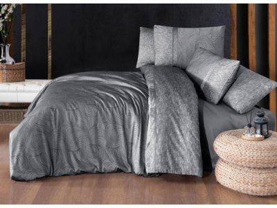 Постельное белье La Romano - Nesy Grey (Turkey), евро комплект Постельное белье La Romano - Nesy Grey (Turkey), евро комплект
